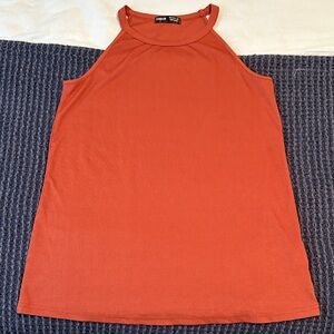 SHEIN Rust Sleeveless Tank Top